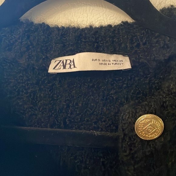 ZARA BLACK W/ GOLD BUTTONS SIZE SMALL - Picture 5 of 7